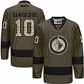 Glued Winnipeg Jets #10 Dale Hawerchuk Green Salute to Service NHL Jersey,baseball caps,new era cap wholesale,wholesale hats